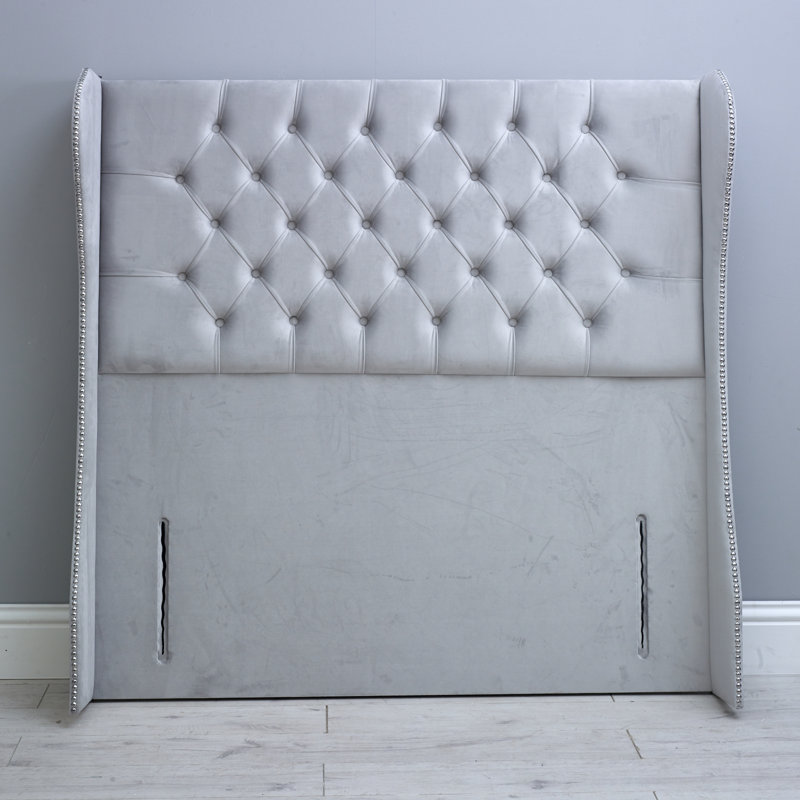 Otha Upholstered Headboard, Orange, Kingsize (5')