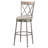 Dejhanae Swivel Upholstered Counter Stool with Metal Frame-41669477