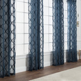 Ashat Solid Sheer Grommet Curtain Panels