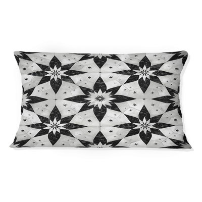 Coussin noir moderne noir Modern Stars II