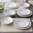 Noritake Regina Platinum Set of 4 Dinner Plates, 10-1/2"