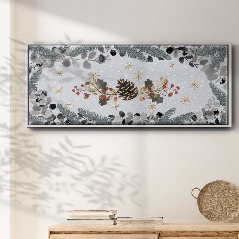 Cozy Christmas Collection D-, toile encadrée, H 20 po x l 50 po