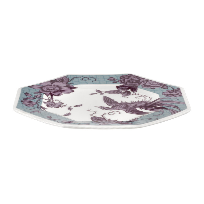 Kingsley Octagonal Plates, Teal