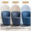 Ensemble de 2 chaises d'appoint en polyuréthane et coussins souples Aunna-109238302