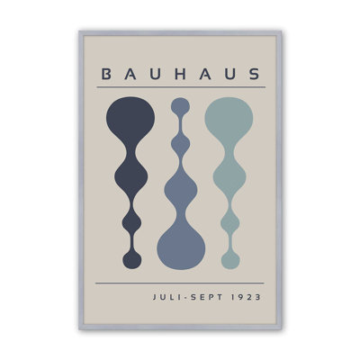 Affiche de minuit rétro Bauhaus