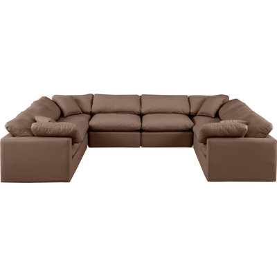 Itala Upholstered U-Shaped Sectional Reversible