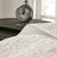 Couvre-lit double réversible crème - Motif classique surpiqué, surdimensionné, coton prélavé, rembourrage 90% coton pour un confort maximal, matelassage, tissu traité