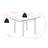 Extendable Beech Solid Wood Dining Table