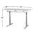 Metal Base Standing Desk with Power Outlet-1786275981