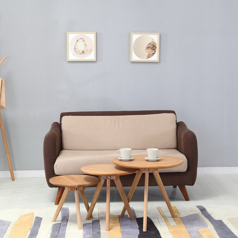 Ensemble de 3 tables basses rondes ATT