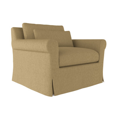 Transitional Skirted Chair