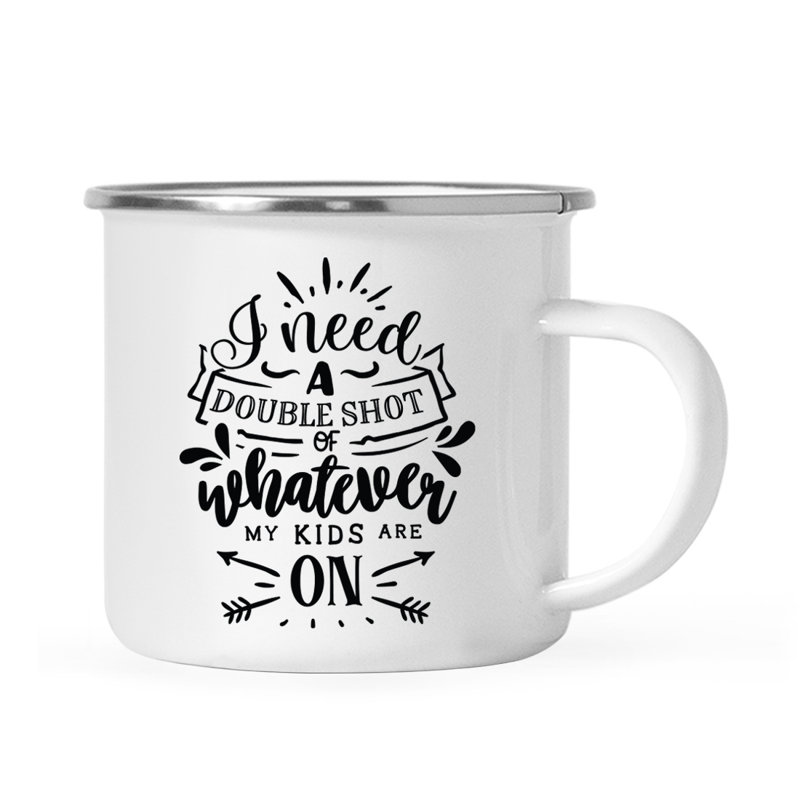 Tasse de camping «Funny Mom», Double dose