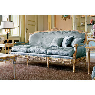 56" Round Arm Loveseat
