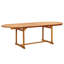 6 - Person Wood Patio Dining Set with Rectangular Table-588660392