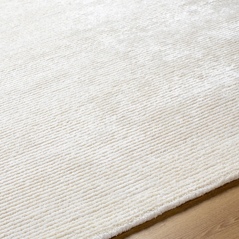 Tapis couleur viscose / laine touffeté à la main Bryann, Rond 10 pi