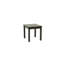 Élégante table basse de salon en gris foncé, panneau de particules et construction en bois d'hévéa, ensemble chic 3 pièces, tables de bout 1 x 2 x, style transitionnel, +-1950088577-1950088579