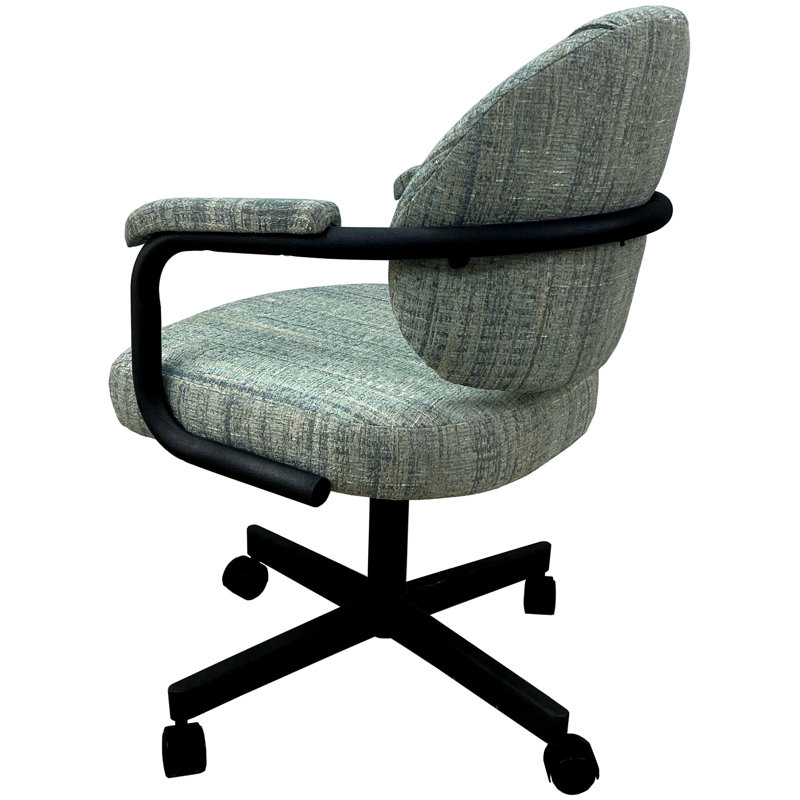 Bedolla Polyester Blend Task Chair, Black, Black