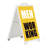Sidewalk Men Working Sign-69721076