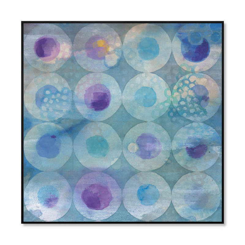  "Touching Circles II", art mural encadré en acrylique ultrabrillant