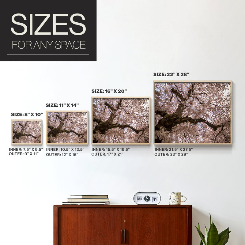 Spring's Arrival -Framed Print - Restickable, 8" H x 10" W, Natural