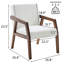 Chaise avec accoudoirs rembourrée Modern