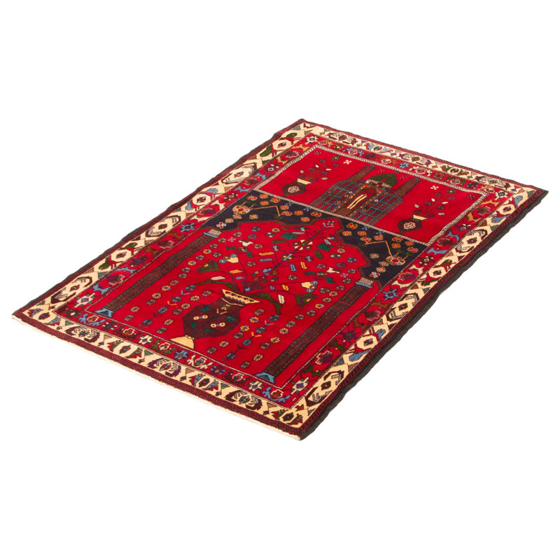 Tapis rectangulaire unique de 3 pi 4 po x 5 pi 1 po