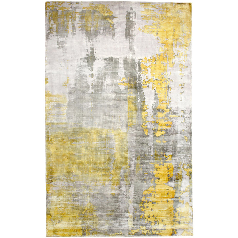 Bloxom Abstract Indoor Rug, Rectangle 5' x 8'