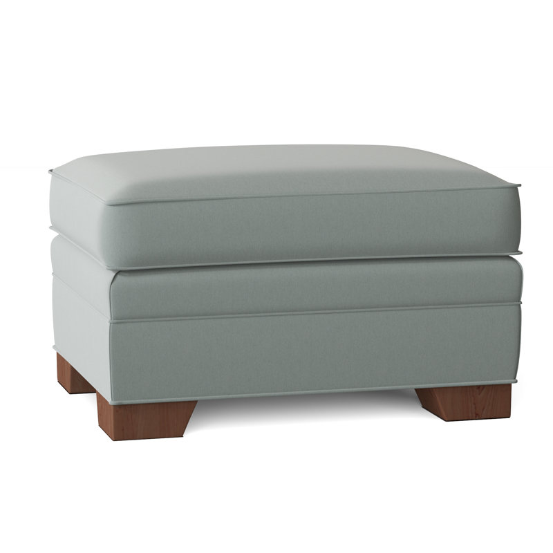 Adrena Ottoman, Peyton 21 Dove Performance Twill