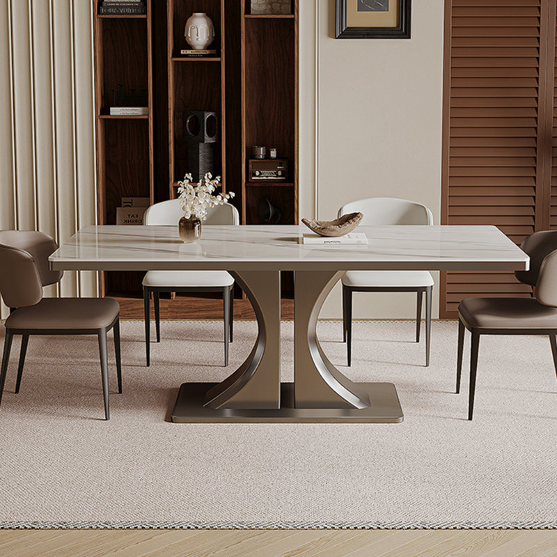 Table de salle à manger moderne, H 29,52 po x L 55,11 po x l 31,49 po