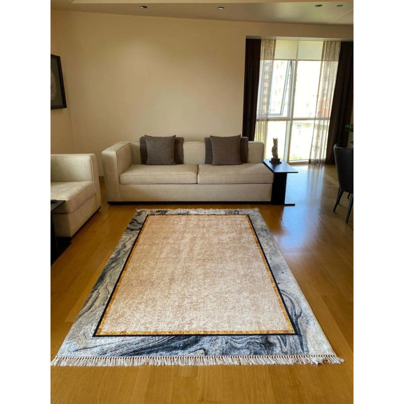 Tapis Lao avec envers antidérapant, Tapis de couloir 5 pi 3 po x 14 pi 9 po