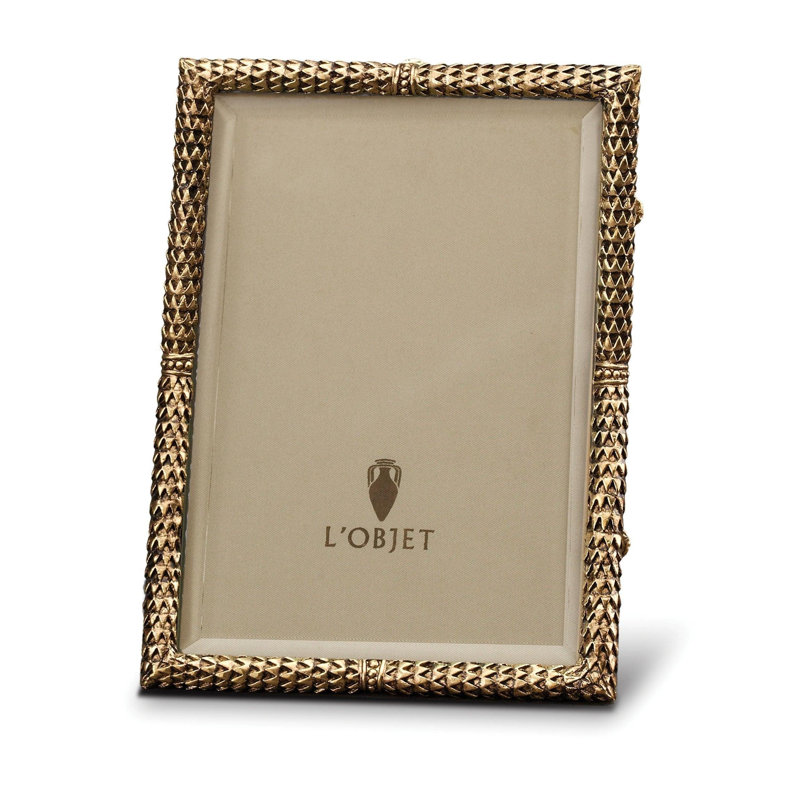 Scales Frame, Gold, 24k Gold Plated, 8" W x 10" H