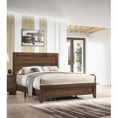Beautiful 1pc Full Size Panel Bed