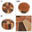 Clotine Faux Leather Pouf-287920653