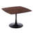 Square Dining Table with Metal Pedestal Base-1356093782-1356093778-1356093777