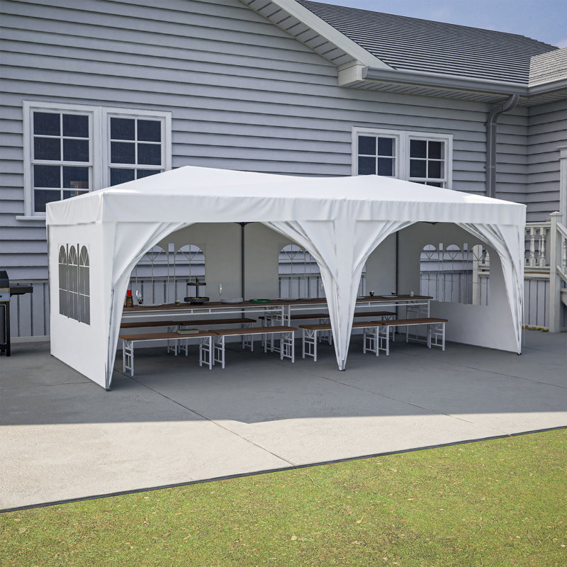 Tente pliante portable EZ Pop Up, Blanc