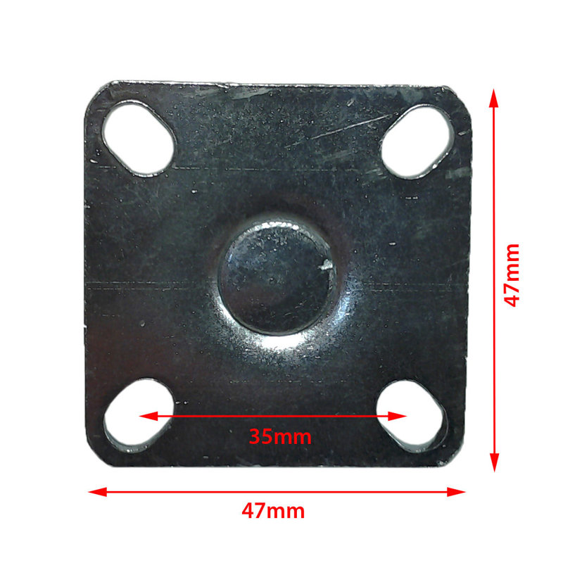 Rotola Series Design Caster, Black/Chrome