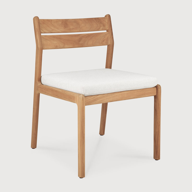 Jack Outdoor Dining Side Chair, Ivory