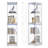 65'' H Clear Display Cabinet with Human Body Sensing Intelligent LED Light-1422081249