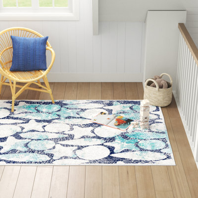 Ariel Geometric Polypropylene Plastic Rug