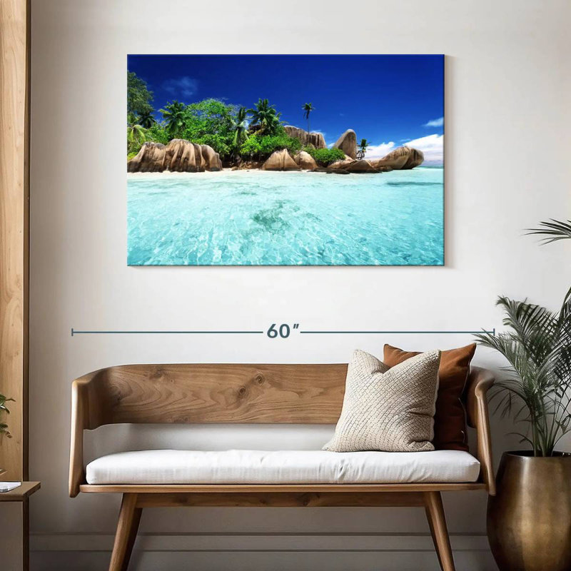 Gillard La Digue au large, H 30 po x l 45 po