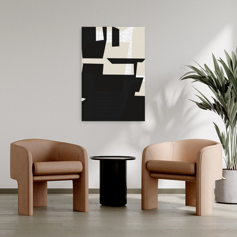 Art contemporain contemporain abstrait, H 36 po x l 24 po