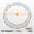 Frame Pad for Trampoline, Waterproof Safety Spring Cover Round Frame Pad, No Hole for Pole-51193808-51204230
