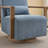 Alfe Upholstered Swivel Armchair (Set of 2)-99405717