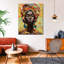 Portrait de femme sur toile-1566272209