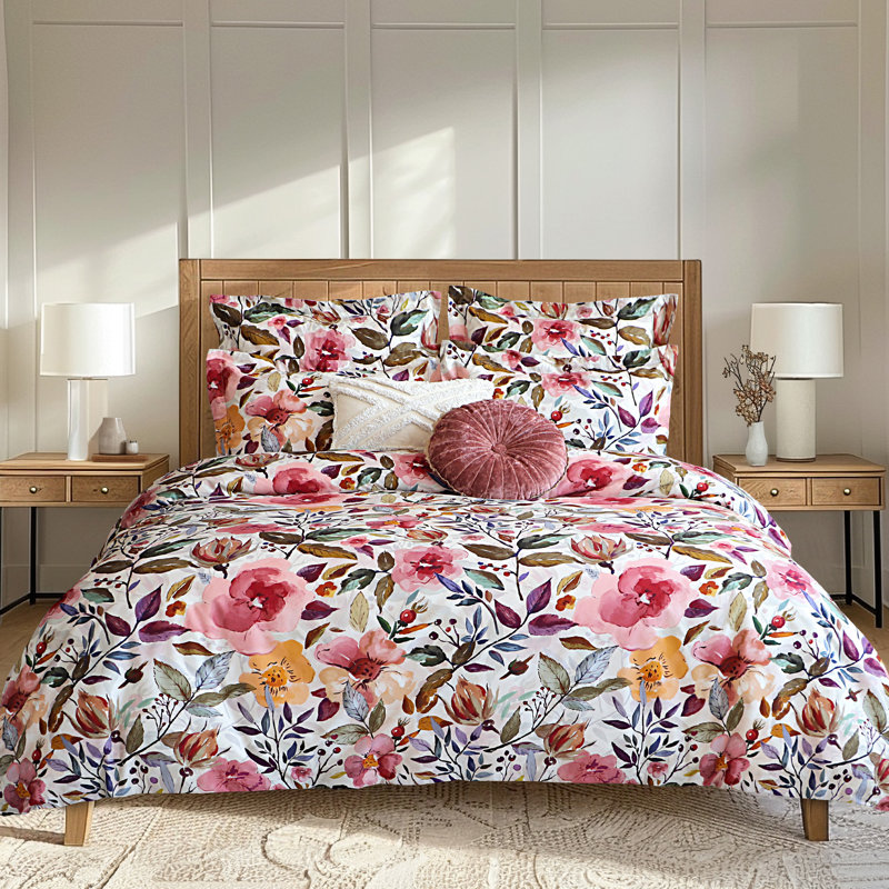 Mona King Duvet Cover Set, King Duvet Cover + 2 Shams