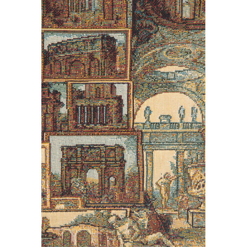 Italian Loom Woven Cotton Blend Wall Hanging, 12" H x 19" W