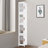 4-Tier Narrow Storage Cabinet Mobile Storage Organizer