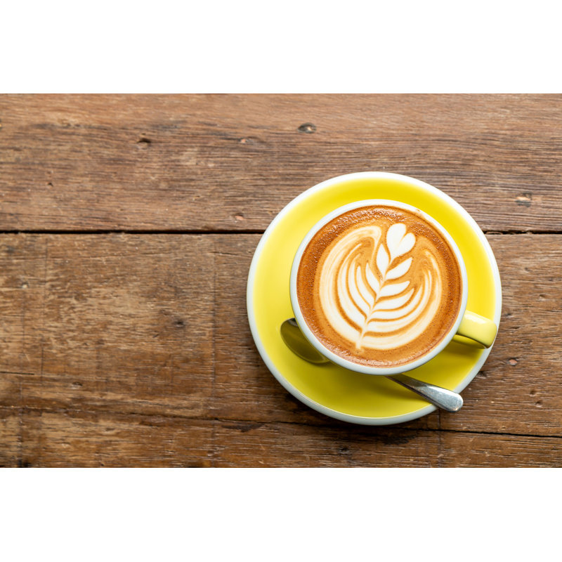Cappuccino Coffee - Wrapped Canvas Print, 61cm H x 91cm W x 3.8cm D