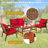 Banna Acacia 8 - Person Patio Conversation Set with Cushions-1718913110