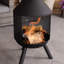 Chalen Cylinder Steel Smokeless Chimnea